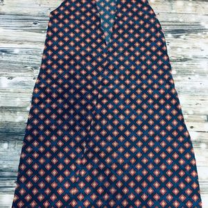 LulaRoe Fall Joy Very Pretty Red/White/Blue Small